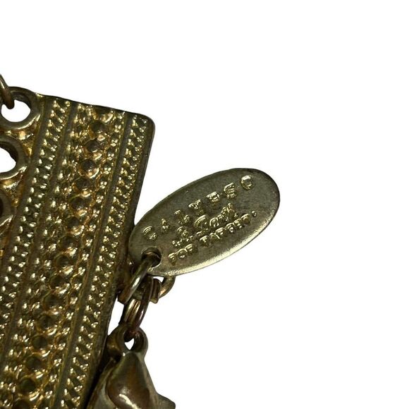 𝅺calypso St. Barth For Target Multi-Strand Beaded Necklace Browns Coral Gold - Picture 7 of 10